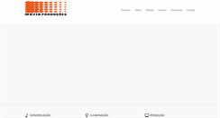 Desktop Screenshot of muzikproducoes.com.br