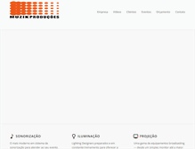 Tablet Screenshot of muzikproducoes.com.br